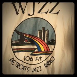 Detroit Jazz Radio tee-shirt Men’s Size Large